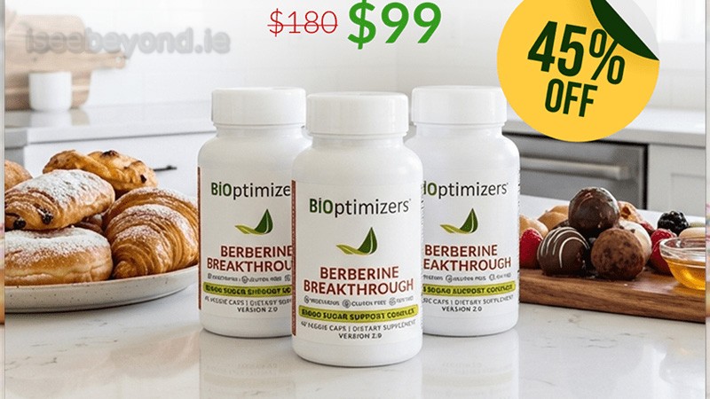 Three-bottle pack of Berberine Breakthrough by BiOptimizers