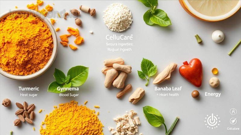 Key ingredients in CelluCare supplement.