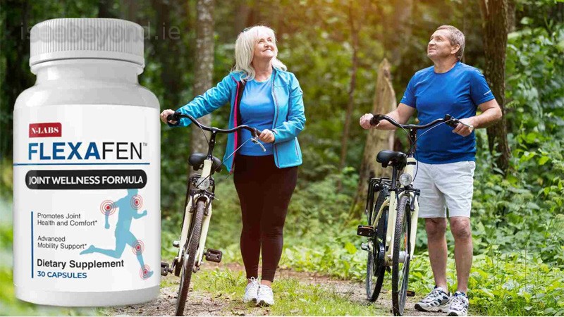Flexafen supplement packaging with targeted joint support ingredients