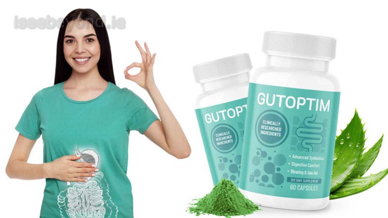 GutOptim daily digestive supplement in capsule form