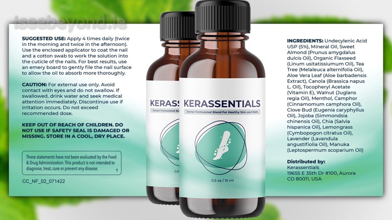Kerassentials Safety and Usage Visual