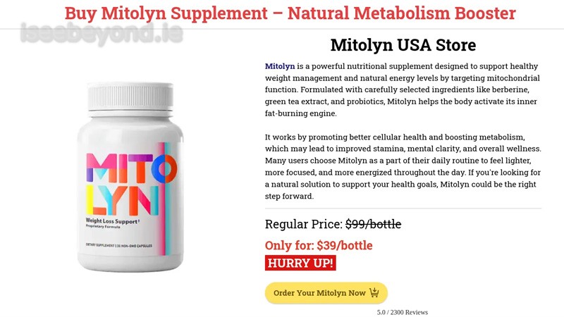 Mitolyn is best purchased from the official website to ensure authenticity, support, and refund eligibility.