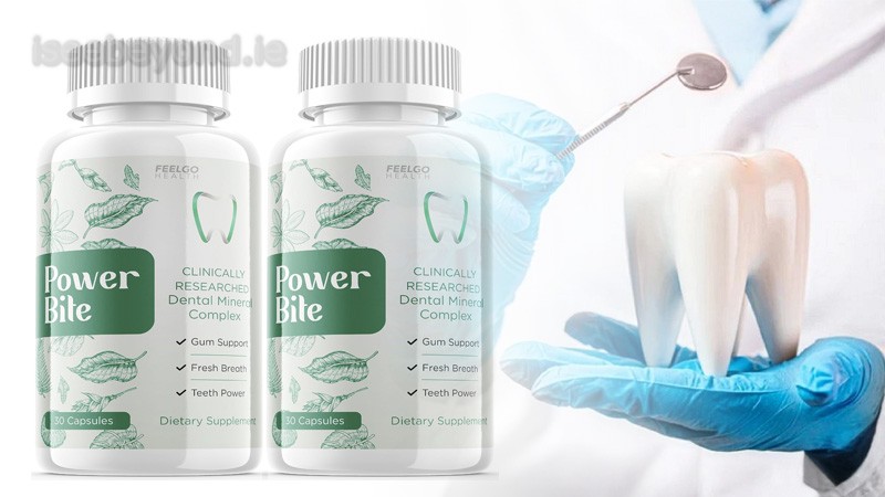 PowerBite is a chewable dental supplement for oral support.