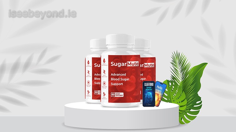 SugarMute supplement review image for blood sugar management.