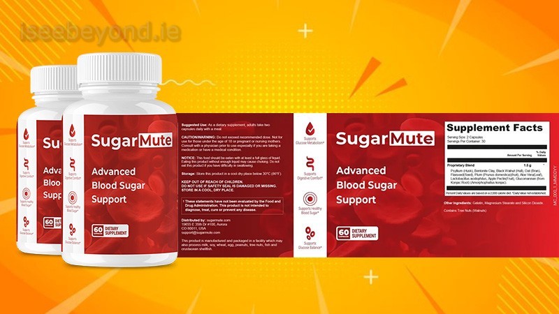 SugarMute capsule and ingredients used to manage glucose levels.